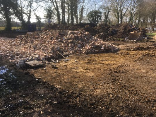 Dispose of demolition waste, Haverhill