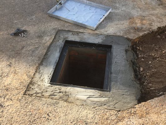excavate trenches and install service ducts, Rickinghall