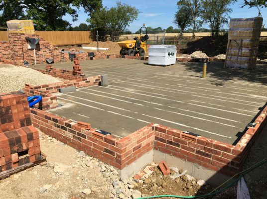 Cotton - Groundworks installation