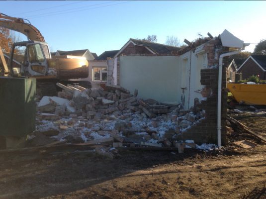 Rougham - Demolition and site clearance for new build bungalow