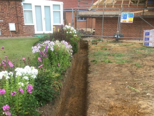 Rougham - Groundworks and foundations for new build house in Suffolk