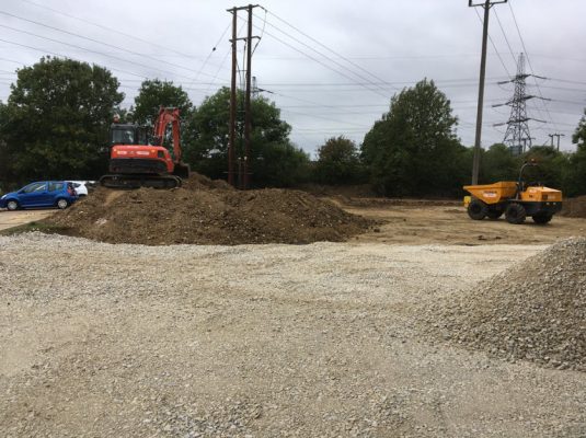 Prepared commercial development site in Eaton Socon St Neots