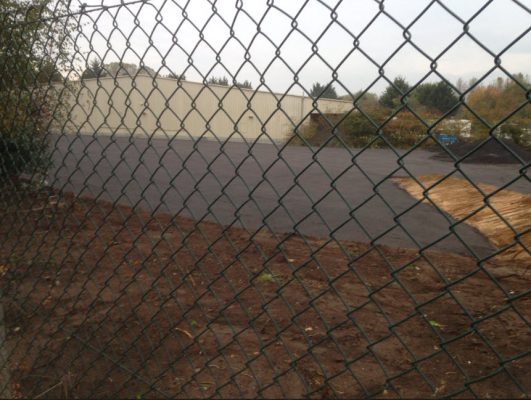 Completed factory staff car park in Newmarket Suffolk