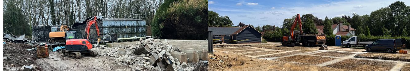 Demolition and groundwork projects across Suffolk